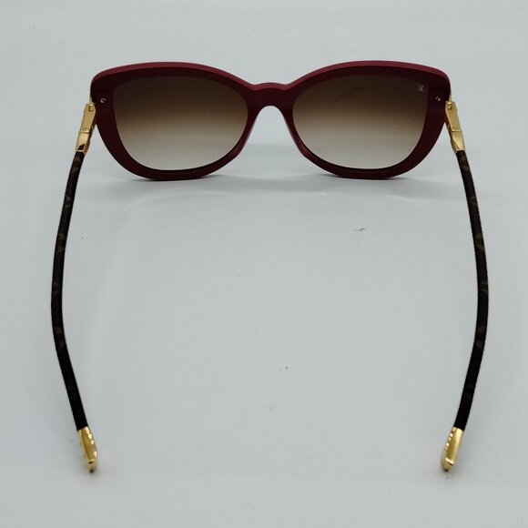 Authentic Louis Vuitton Sunglasses Z0631E Women's Reds mn440-120625 - Picture 4 of 9